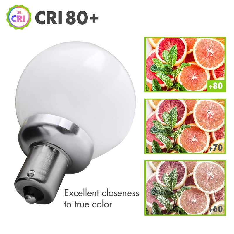 Leisure LED مصابيح LED ترفيهية 12 فولت RV BA15s 20-99/1141 1156 12V بدائل لمصابيح الزينة لسيارات الكرفانات 5th و قوافل المقطورة و المنازل المتنقلة و القوارب البحرية 3000K أبيض دافئ 3 عبوات (أبيض دافئ) - Image 4